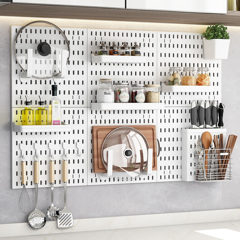 Kitchen Wall Mount Pegboard Or - đánh giá và giá Food Storage Organiser