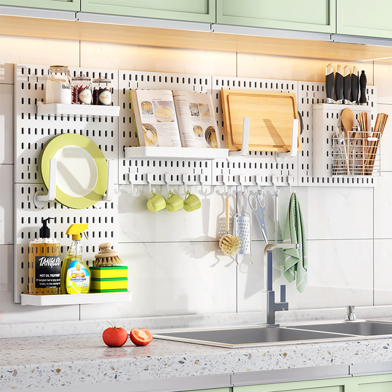 Kitchen Wall Mount Pegboard Or - đánh giá và giá Food Storage Organiser