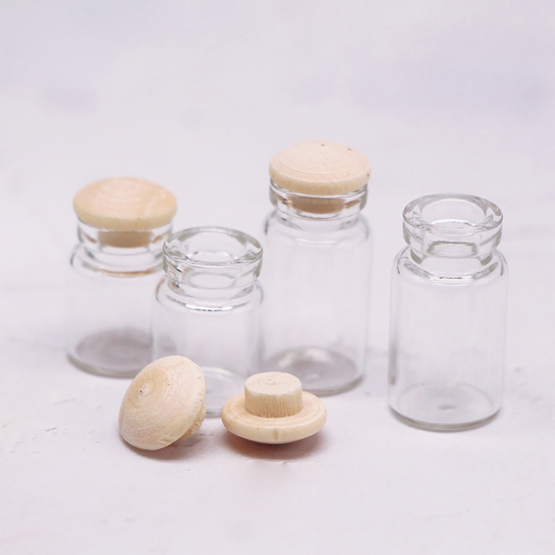 4Pcs 1:12 Dollhouse Miniature  - đánh giá và giá Food Storage Jars With Wooden Lids