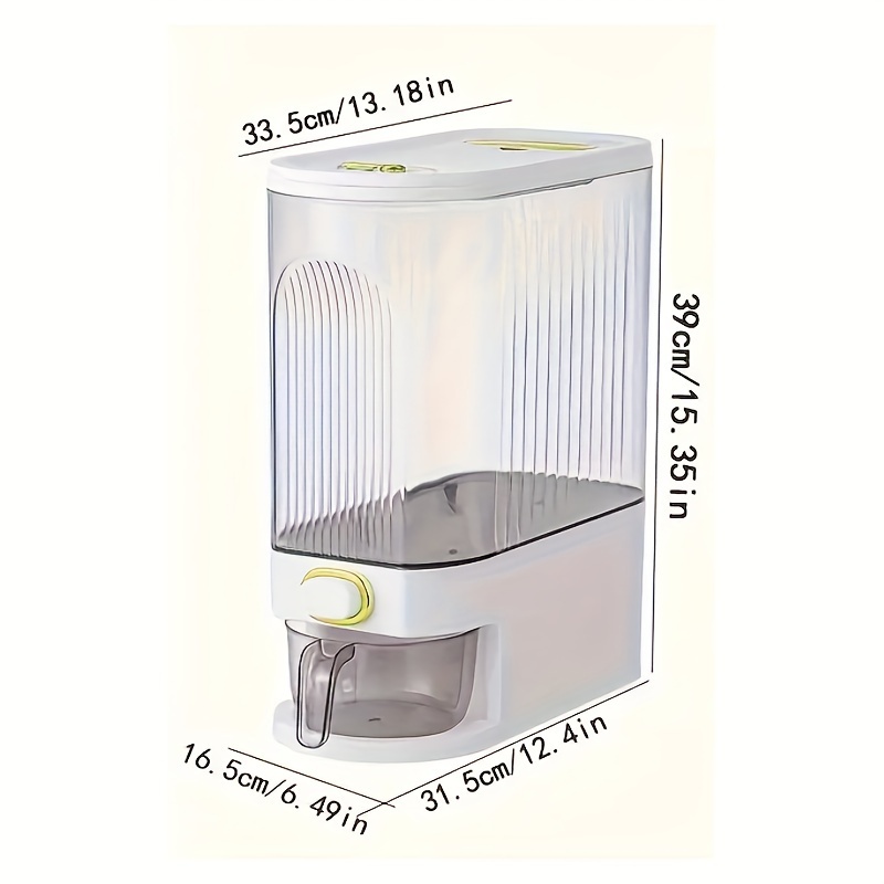 5KG/10KG Rice Dispenser with M - đánh giá và giá Food Storage Large Plastic Containers