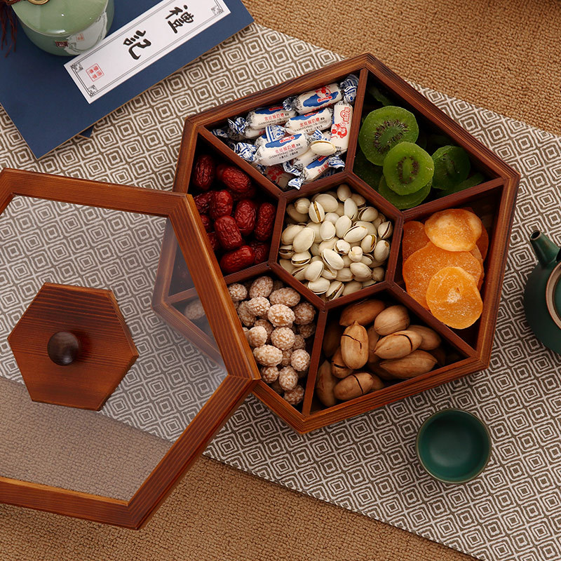 New Wood Candy Biscuit Storage - đánh giá và giá Food Storage Jars With Wooden Lids