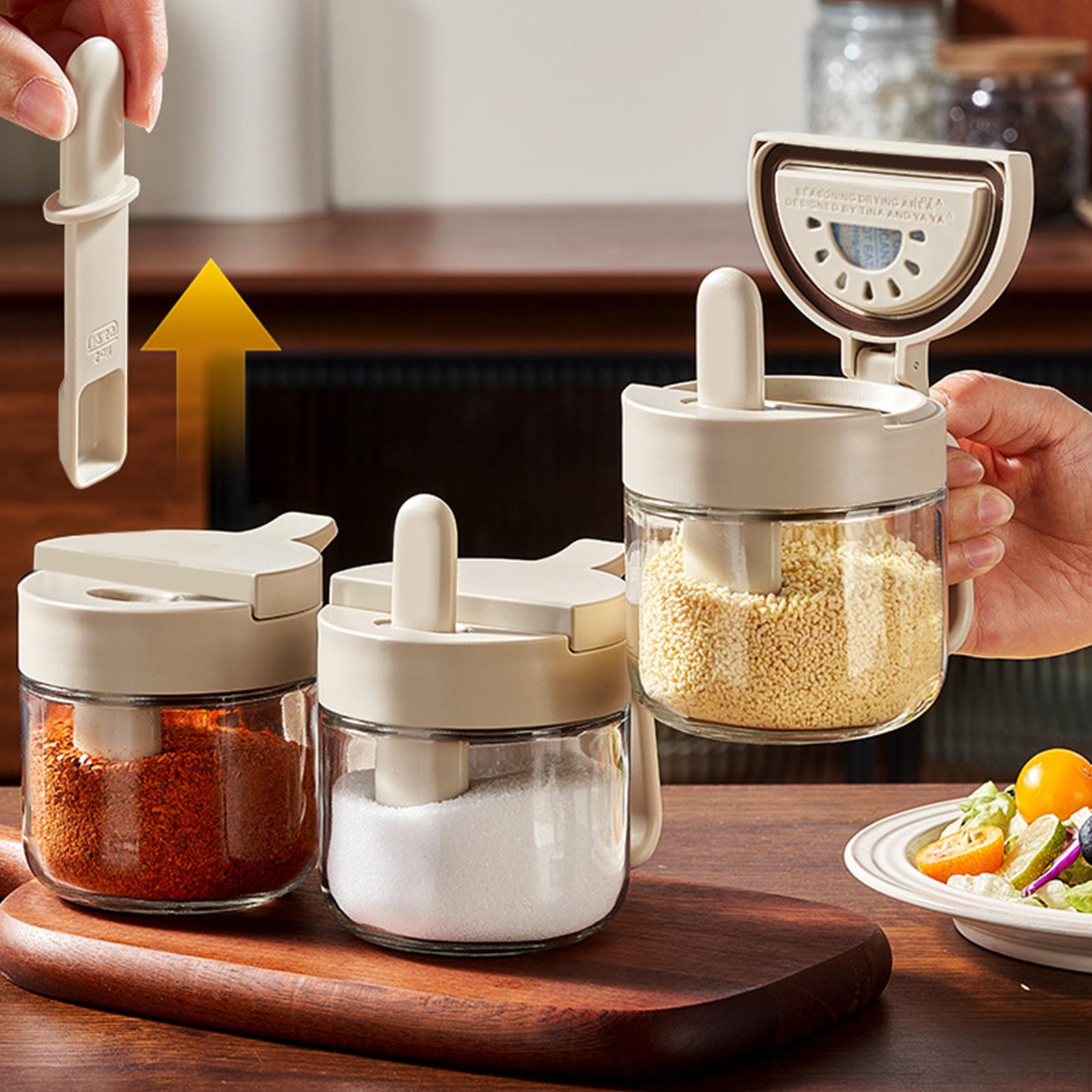 Seasoning Jar Leak-Proof Salt  - đánh giá và giá Food Storage For Room
