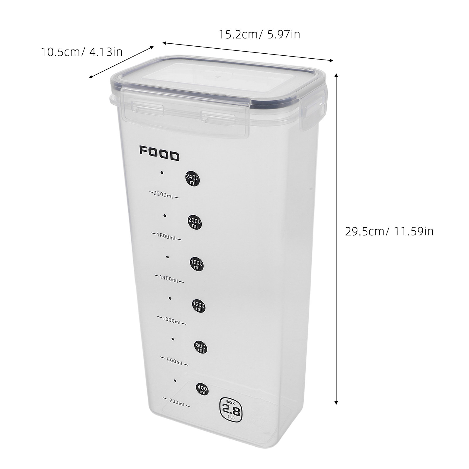 2Pcs Grain Storage Containers  - đánh giá và giá Food Storage Large Plastic Containers