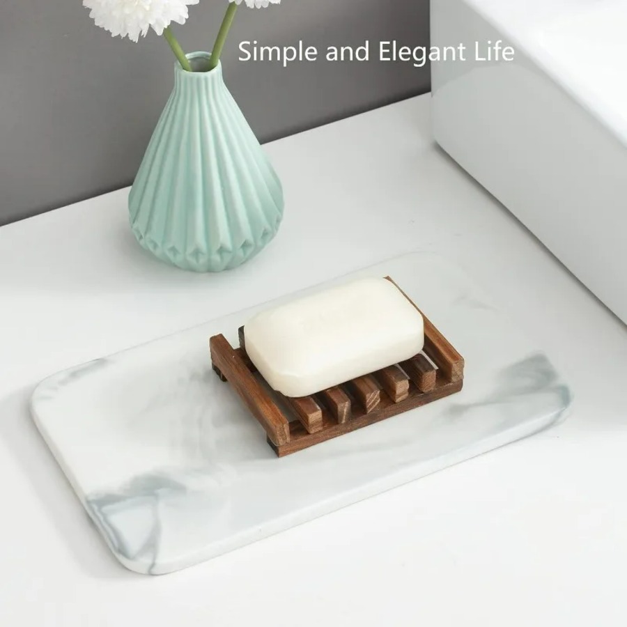 Wooden Soap Dish for Shower Ba - đánh giá và giá Food Storage Organiser