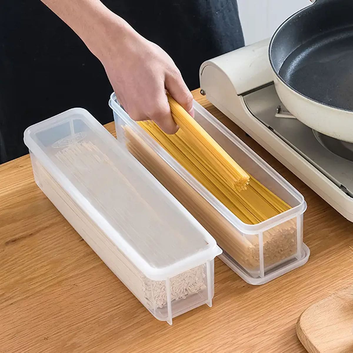 1 Plastic Transparent Storage  - đánh giá và giá Food Storage Box Plastic